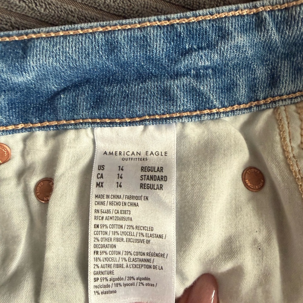 American Eagle Outfitters Light Blue Stretch Denim - Picture 4 of 5